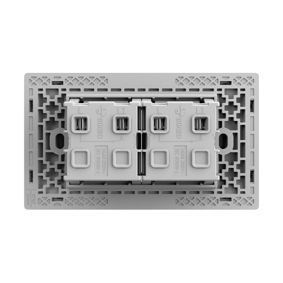 2구 1방향 스위치