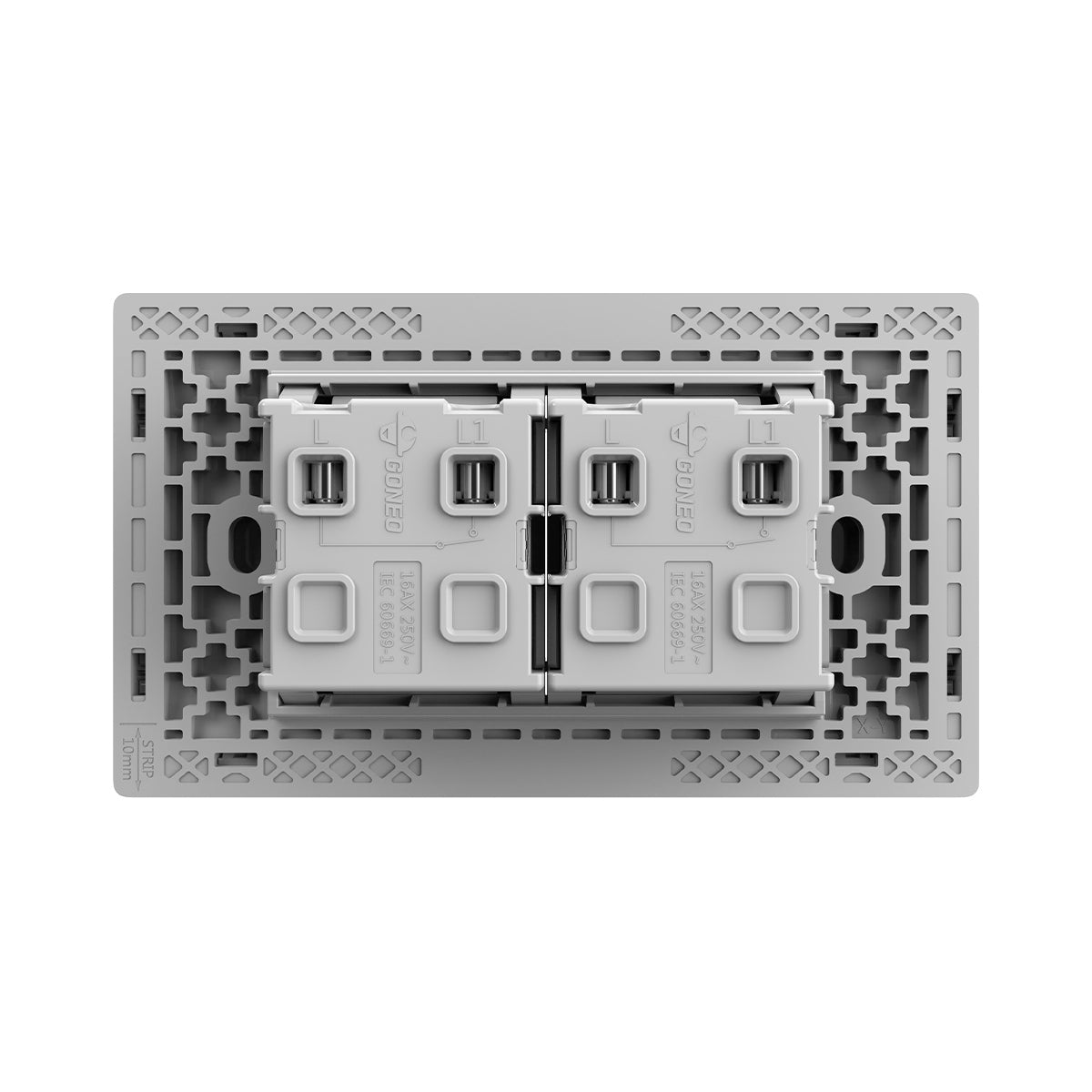 2구 1방향 스위치