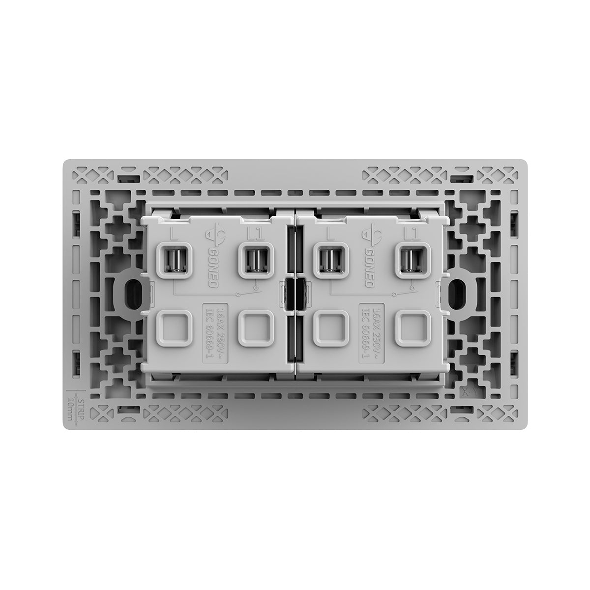 2구 1방향 스위치