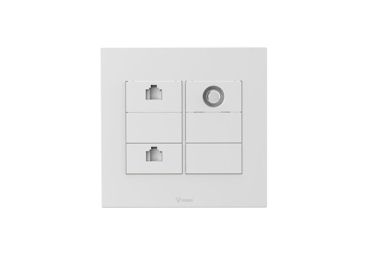2구 컴퓨터 + TV(2구) 소켓