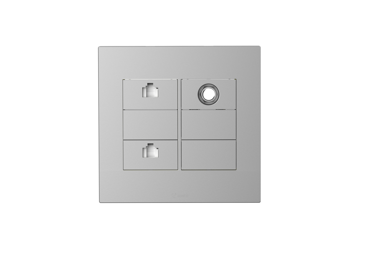 2구 컴퓨터 + TV(2구) 소켓