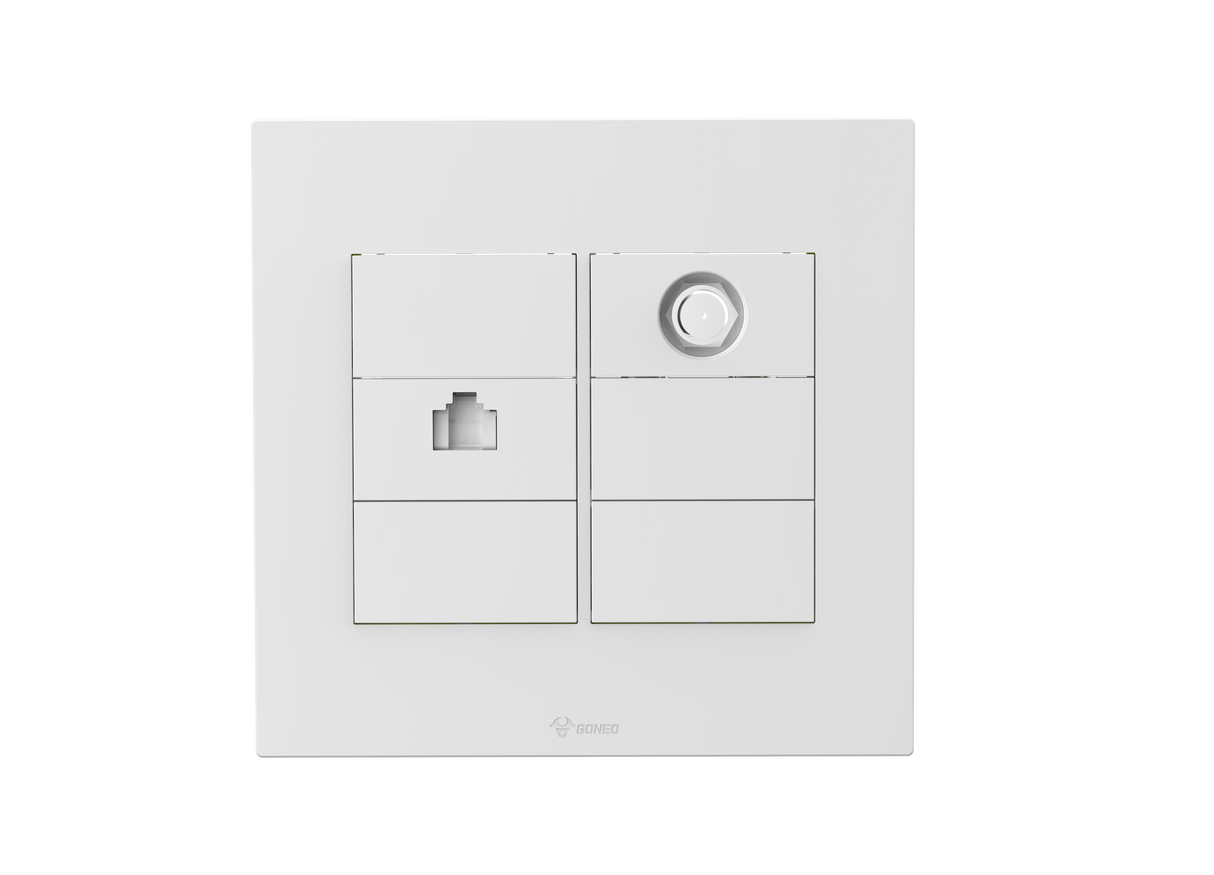 1구 컴퓨터 + TV (2구로) 소켓