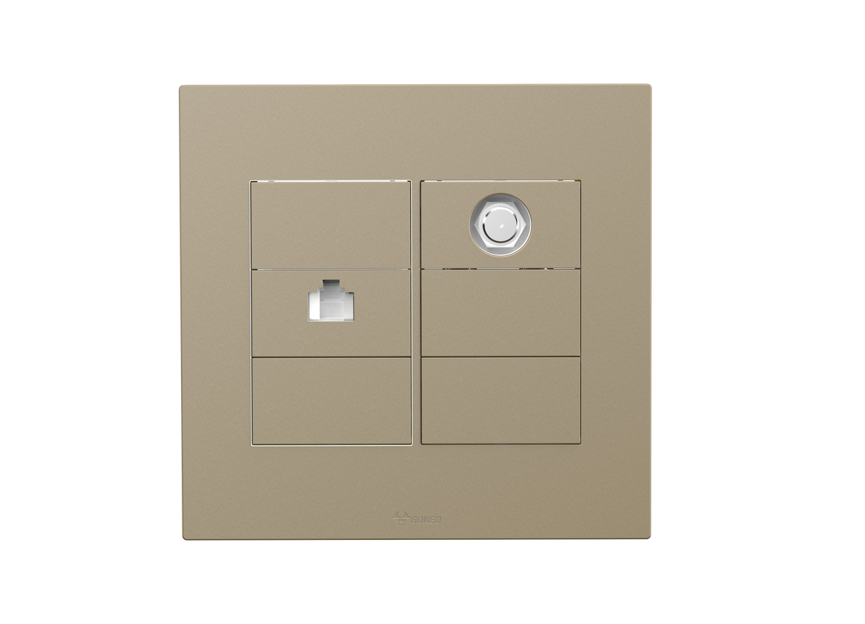 1구 컴퓨터 + TV (2구로) 소켓